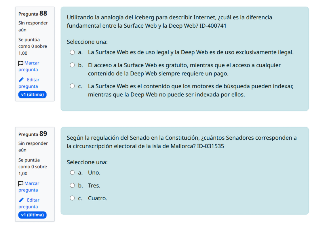 Ejemplo adicional de la plataforma TESTPN